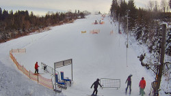 Kamera u nástupu na vlek svah A