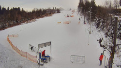 Kamera u nástupu na vlek svah A