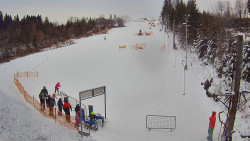 Kamera u nástupu na vlek svah A