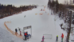 Kamera u nástupu na vlek svah A