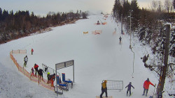 Kamera u nástupu na vlek svah A