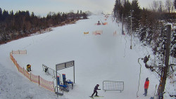 Kamera u nástupu na vlek svah A