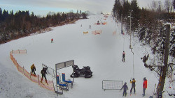 Kamera u nástupu na vlek svah A