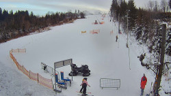 Kamera u nástupu na vlek svah A