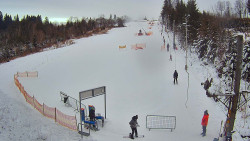 Kamera u nástupu na vlek svah A