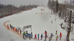 Kamera u nástupu na vlek svah A