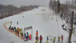 Kamera u nástupu na vlek svah A