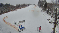 Kamera u nástupu na vlek svah A