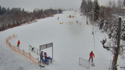 Kamera u nástupu na vlek svah A