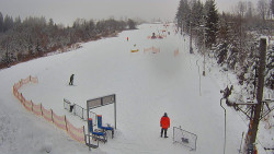 Kamera u nástupu na vlek svah A