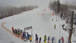 Kamera u nástupu na vlek svah A