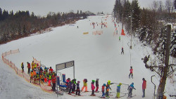 Kamera u nástupu na vlek svah A