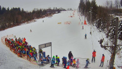 Kamera u nástupu na vlek svah A