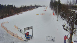 Kamera u nástupu na vlek svah A