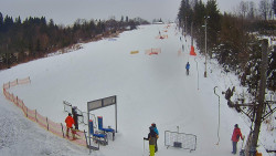 Kamera u nástupu na vlek svah A