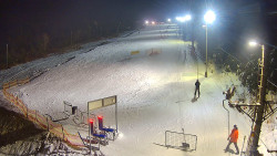 Kamera u nástupu na vlek svah A