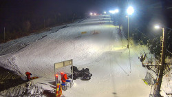 Kamera u nástupu na vlek svah A