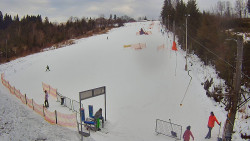 Kamera u nástupu na vlek svah A