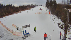 Kamera u nástupu na vlek svah A