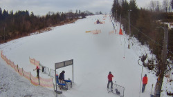 Kamera u nástupu na vlek svah A