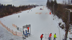 Kamera u nástupu na vlek svah A