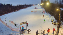 Kamera u nástupu na vlek svah A