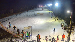 Kamera u nástupu na vlek svah A