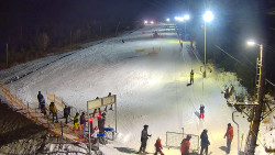 Kamera u nástupu na vlek svah A