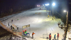 Kamera u nástupu na vlek svah A