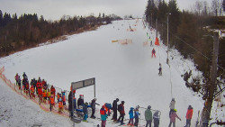 Kamera u nástupu na vlek svah A