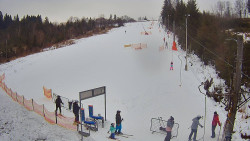 Kamera u nástupu na vlek svah A