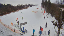 Kamera u nástupu na vlek svah A