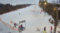 Kamera u nástupu na vlek svah A