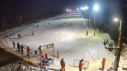 Kamera u nástupu na vlek svah A