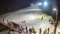 Kamera u nástupu na vlek svah A