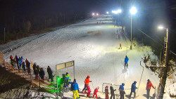 Kamera u nástupu na vlek svah A