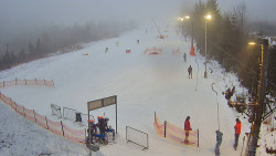 Kamera u nástupu na vlek svah A