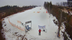 Kamera u nástupu na vlek svah A