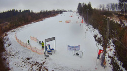 Kamera u nástupu na vlek svah A