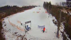 Kamera u nástupu na vlek svah A