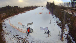 Kamera u nástupu na vlek svah A