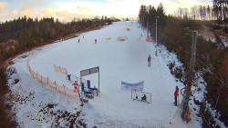 Kamera u nástupu na vlek svah A