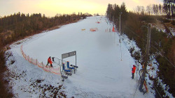 Kamera u nástupu na vlek svah A