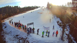 Kamera u nástupu na vlek svah A