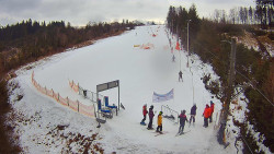 Kamera u nástupu na vlek svah A