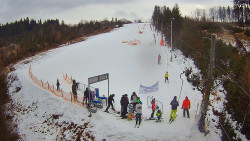 Kamera u nástupu na vlek svah A