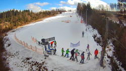 Kamera u nástupu na vlek svah A