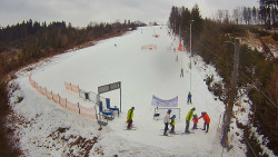 Kamera u nástupu na vlek svah A