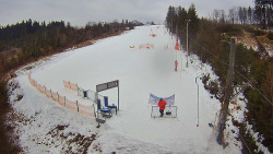 Kamera u nástupu na vlek svah A