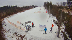 Kamera u nástupu na vlek svah A